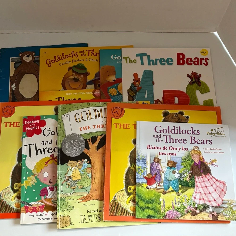 Goldilocks and the Three Bears Children's Book Set - Multi-Color